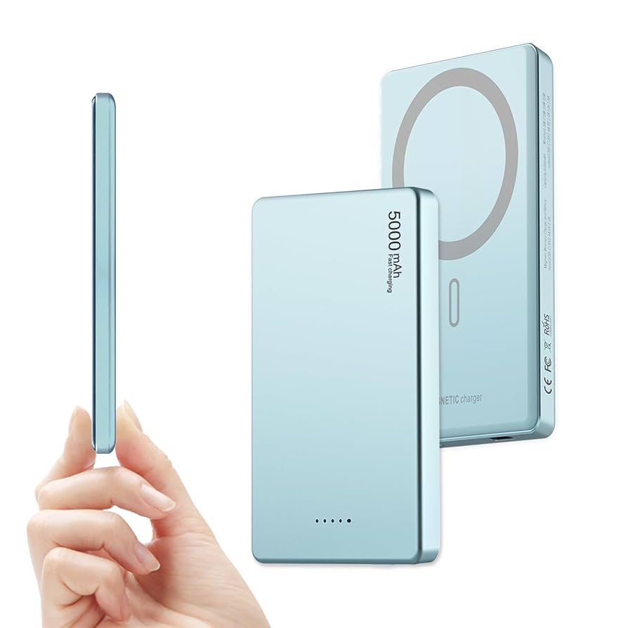 【る9】ワイヤレスモバイルバッテリー Amazon | モバイルバッテリー magsafe向け マグセーフ充電器